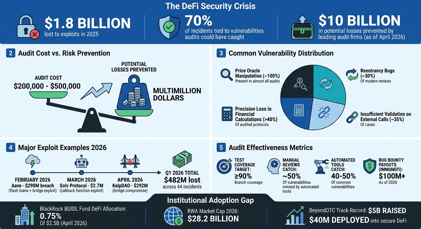 DeFi Protocol Audit Statistics and Impact 2025-2026