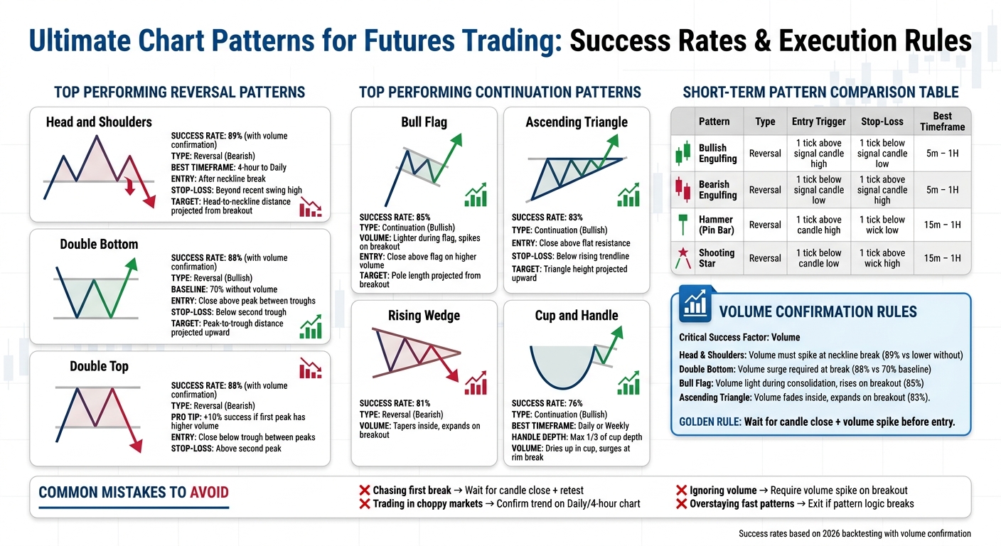 Chart Pattern Success Rates and Trading Rules for Futures Traders