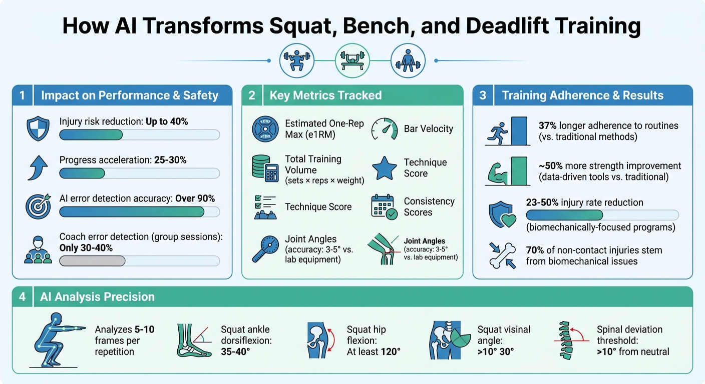 AI-Powered Strength Training: Key Benefits and Performance Metrics