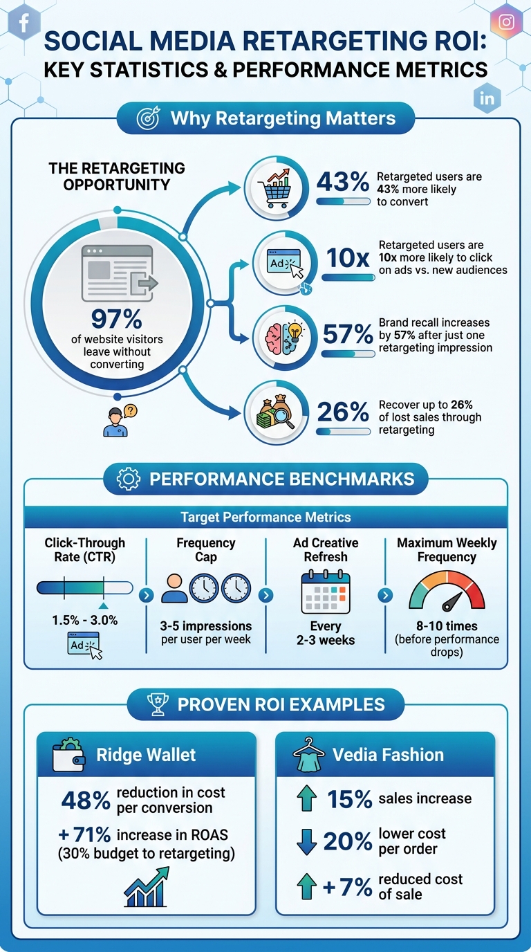 Social Media Retargeting ROI Statistics and Key Performance Metrics