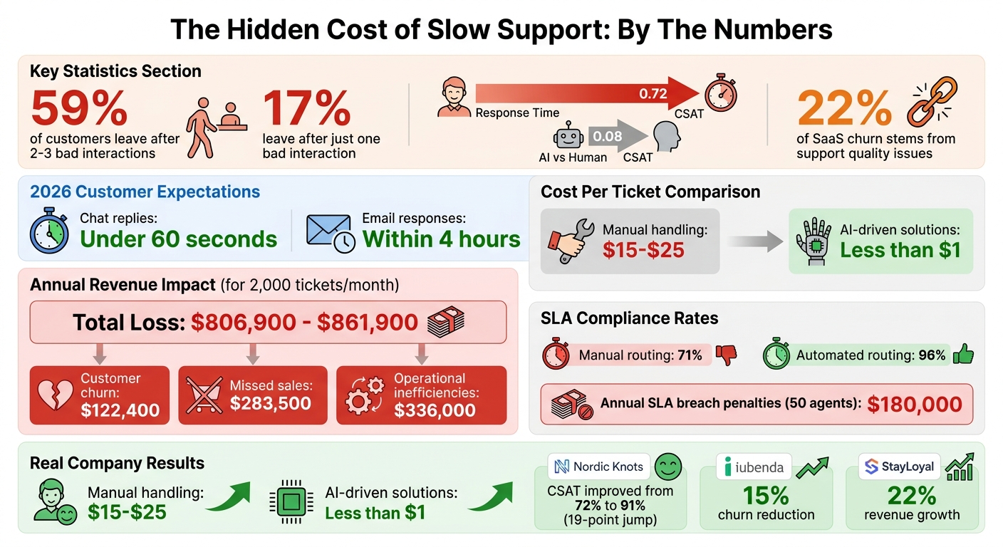 The Financial Impact of Slow Customer Support Response Times