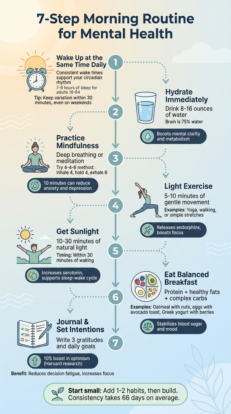 7-Step Morning Routine for Better Mental Health