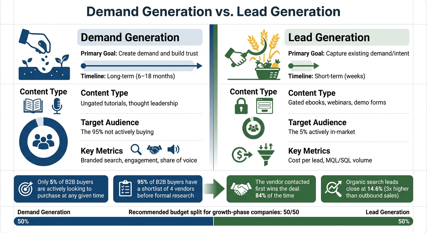 Demand Generation vs Lead Generation: Key Differences for Developer Marketing