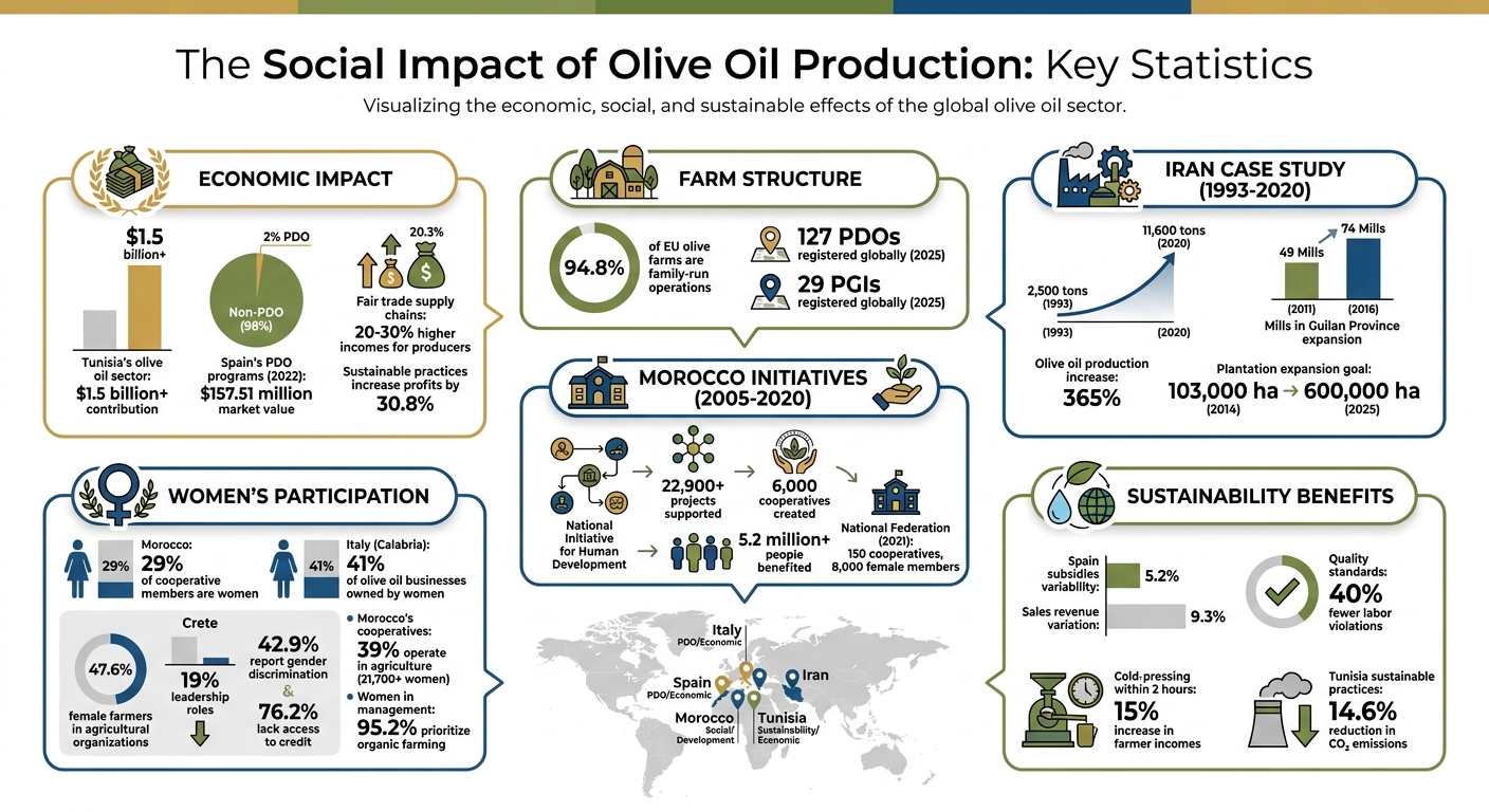 Global Olive Oil Industry Social Impact: Key Statistics and Economic Data