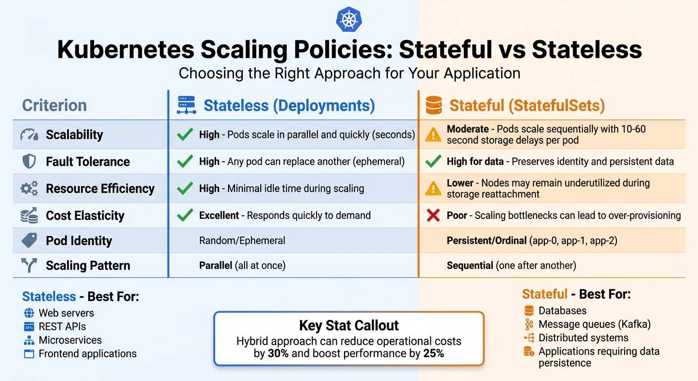 Kubernetes Stateless vs Stateful Scaling: Key Differences Comparison