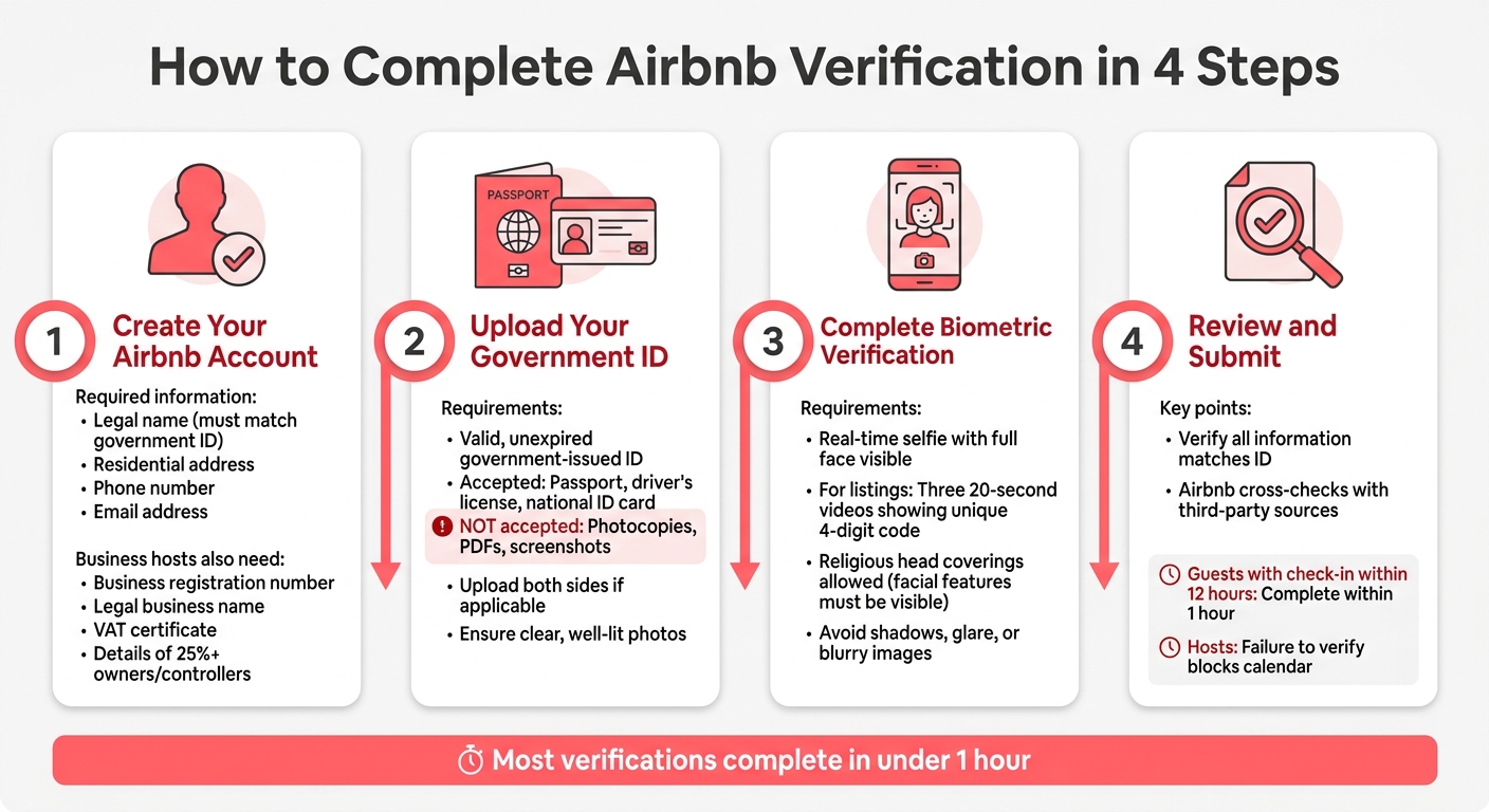 Airbnb Verification Process: 4-Step Guide to Complete Identity Verification