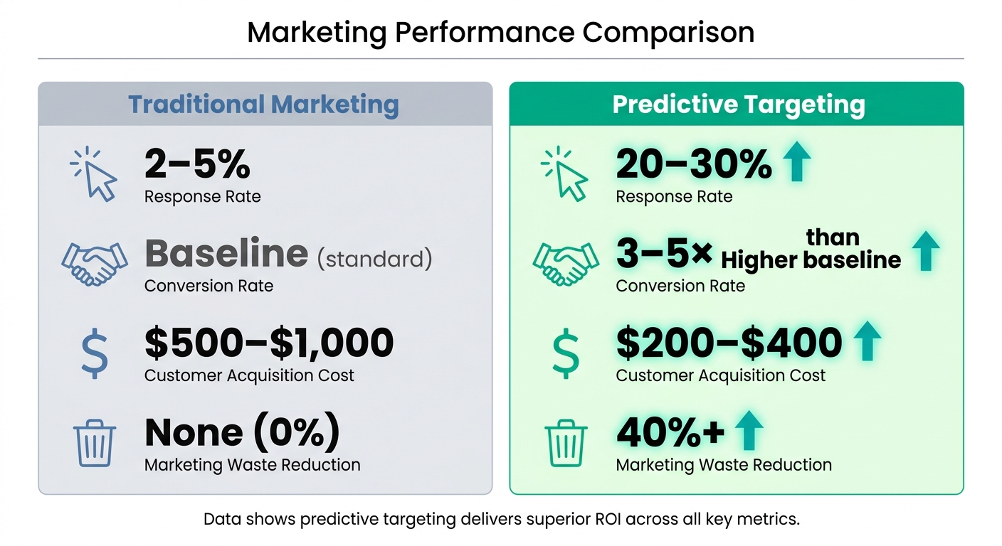 Traditional Marketing vs Predictive Targeting for Home Services: ROI Comparison