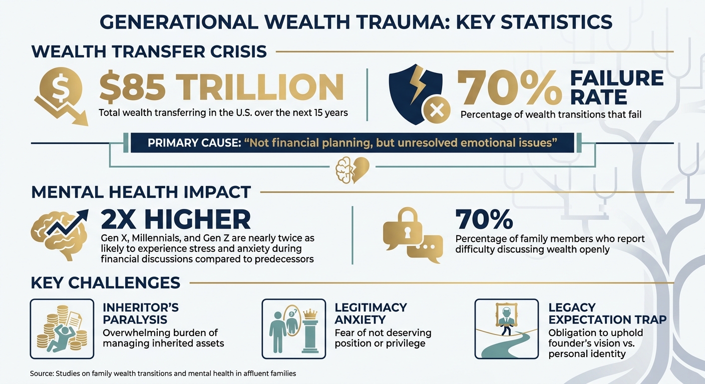 Generational Wealth Transfer Statistics and Family Trauma Impact