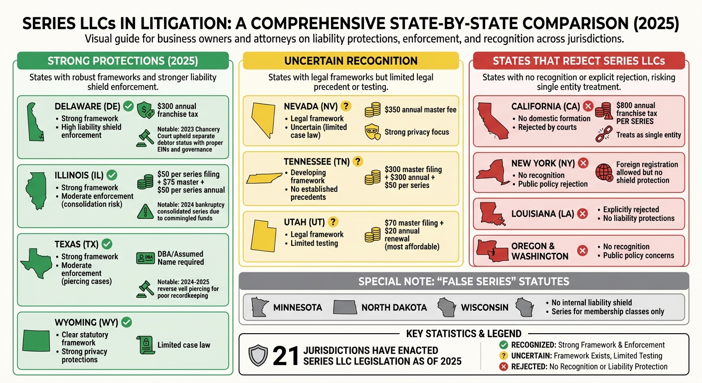 Series LLC State-by-State Recognition and Compliance Requirements