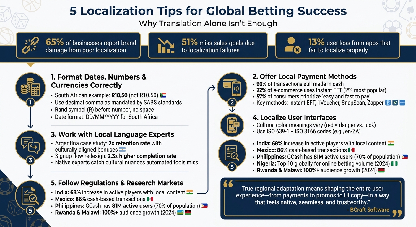 5 Essential Localization Strategies for Global Betting Platforms