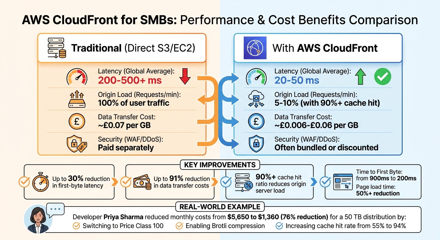 AWS CloudFront Performance and Cost Comparison: Before vs After Implementation