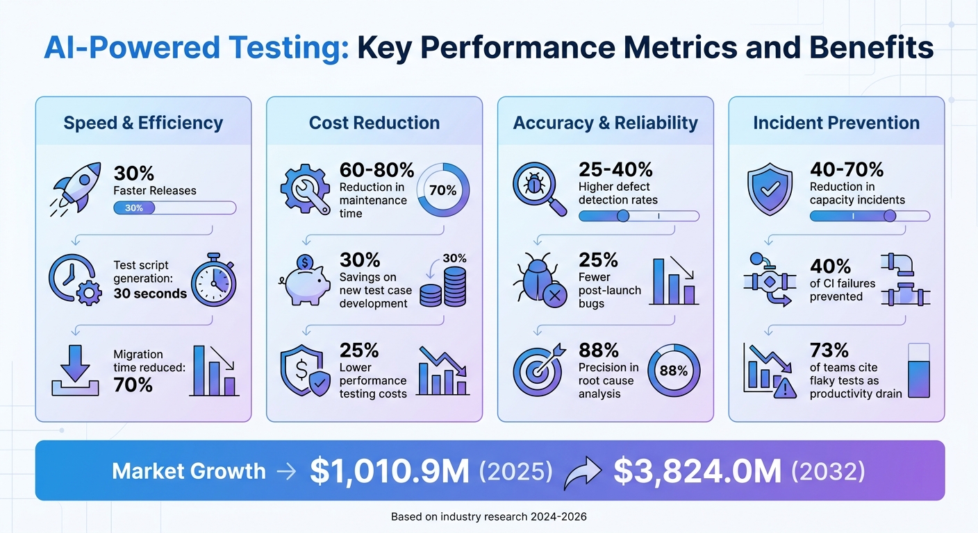 AI-Powered Testing: Key Performance Metrics and Benefits