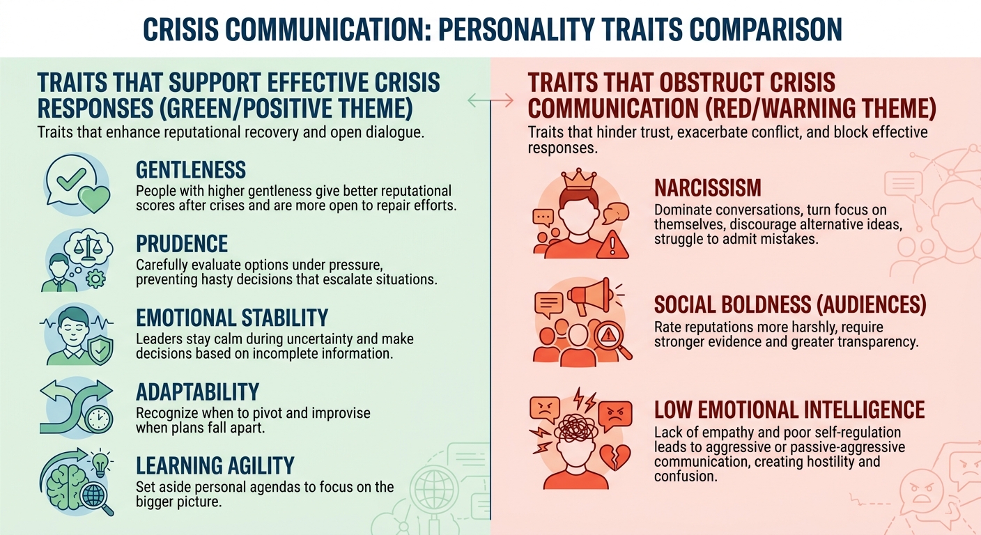 Personality Traits That Help vs Hinder Crisis Communication