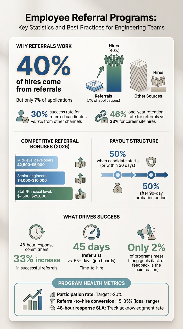 Employee Referral Programs: Key Statistics and Best Practices for Engineering Teams