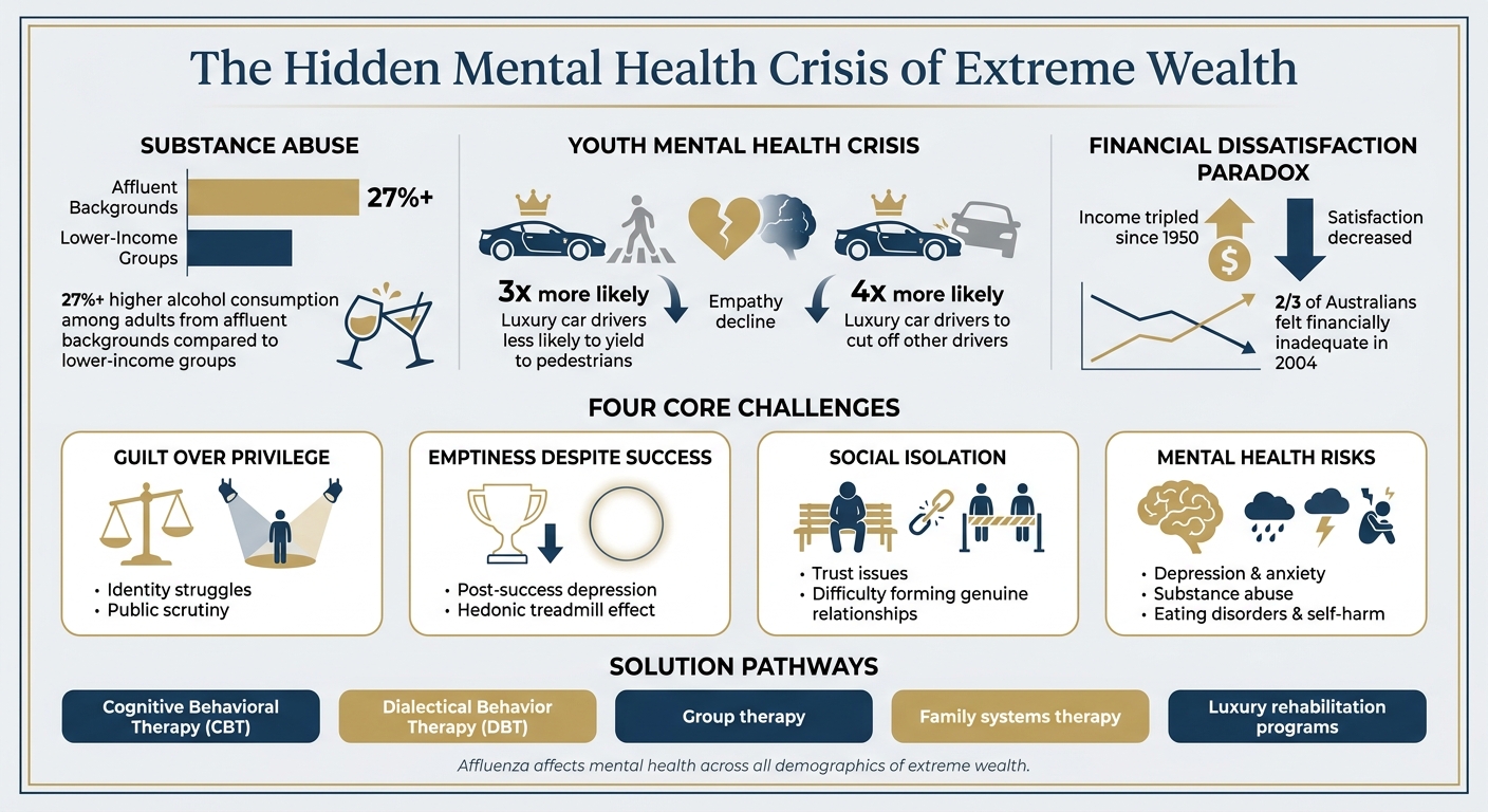 Mental Health Statistics and Challenges of Extreme Wealth