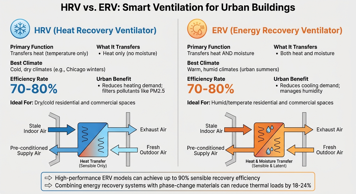 HRV vs ERV Ventilation Systems: Climate-Based Comparison