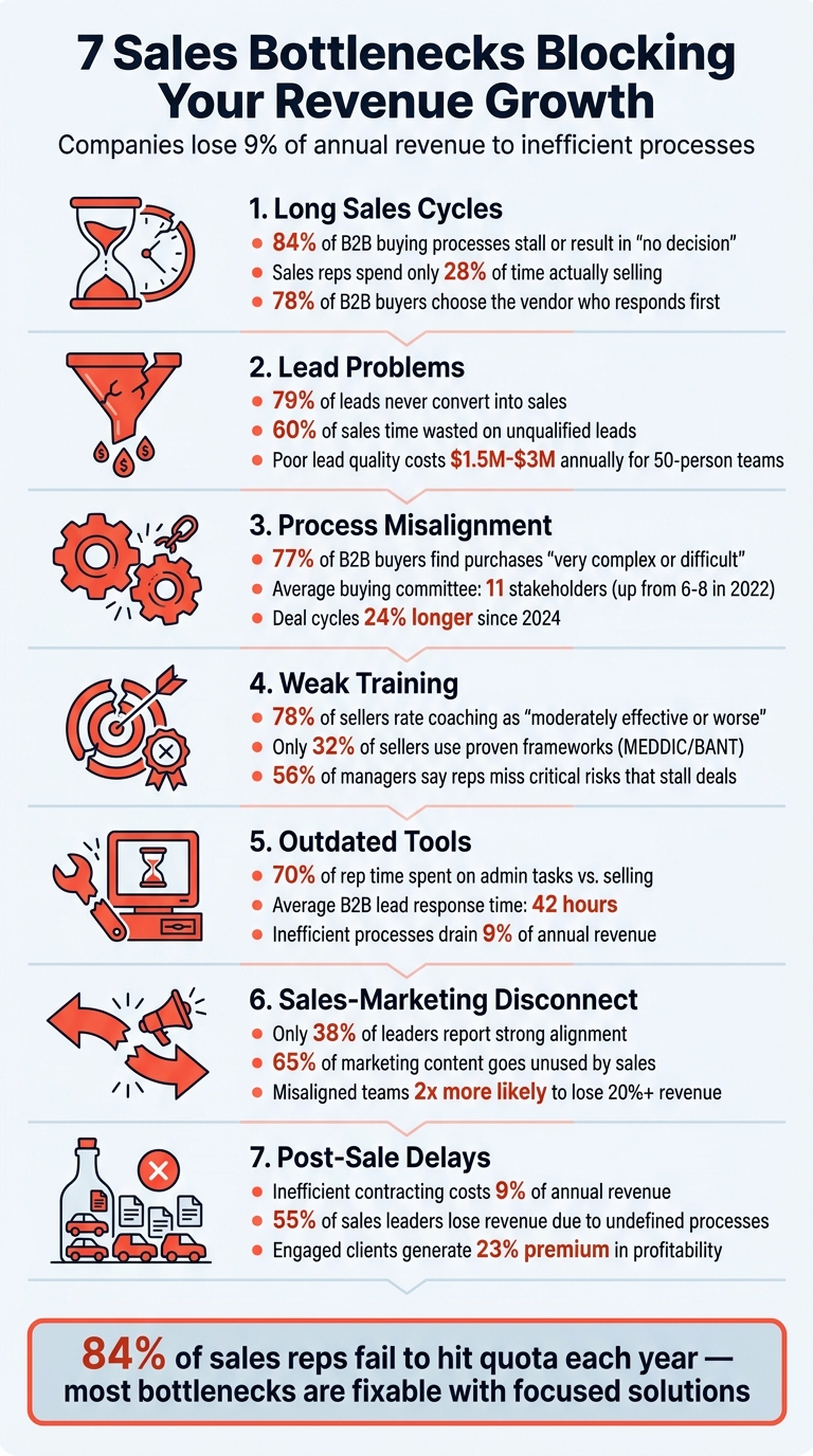 7 Common Sales Bottlenecks and Their Impact on Revenue