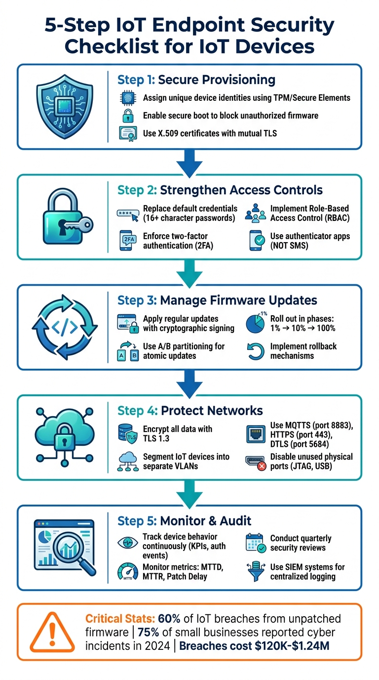 5-Step IoT Endpoint Security Checklist
