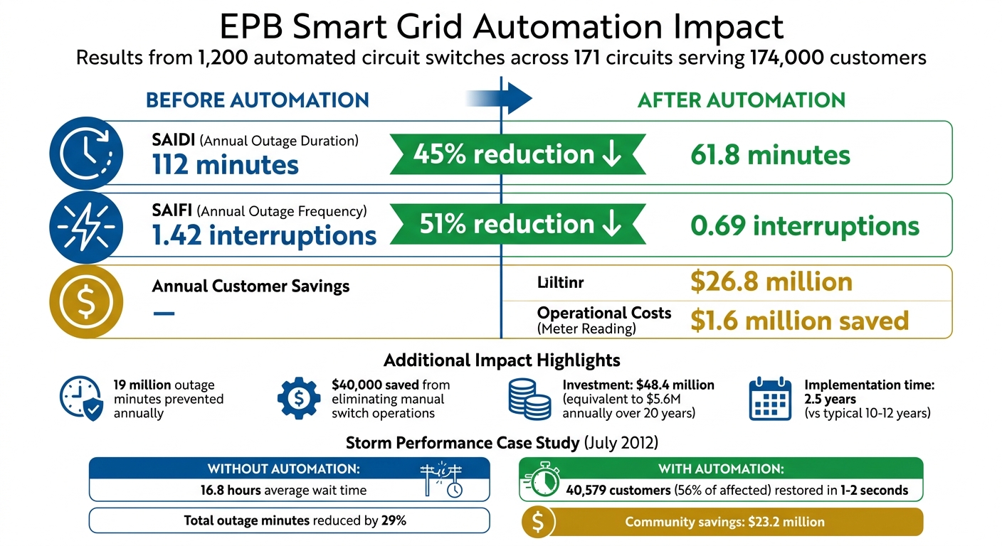 EPB Smart Grid Results: Before vs After Automation Metrics