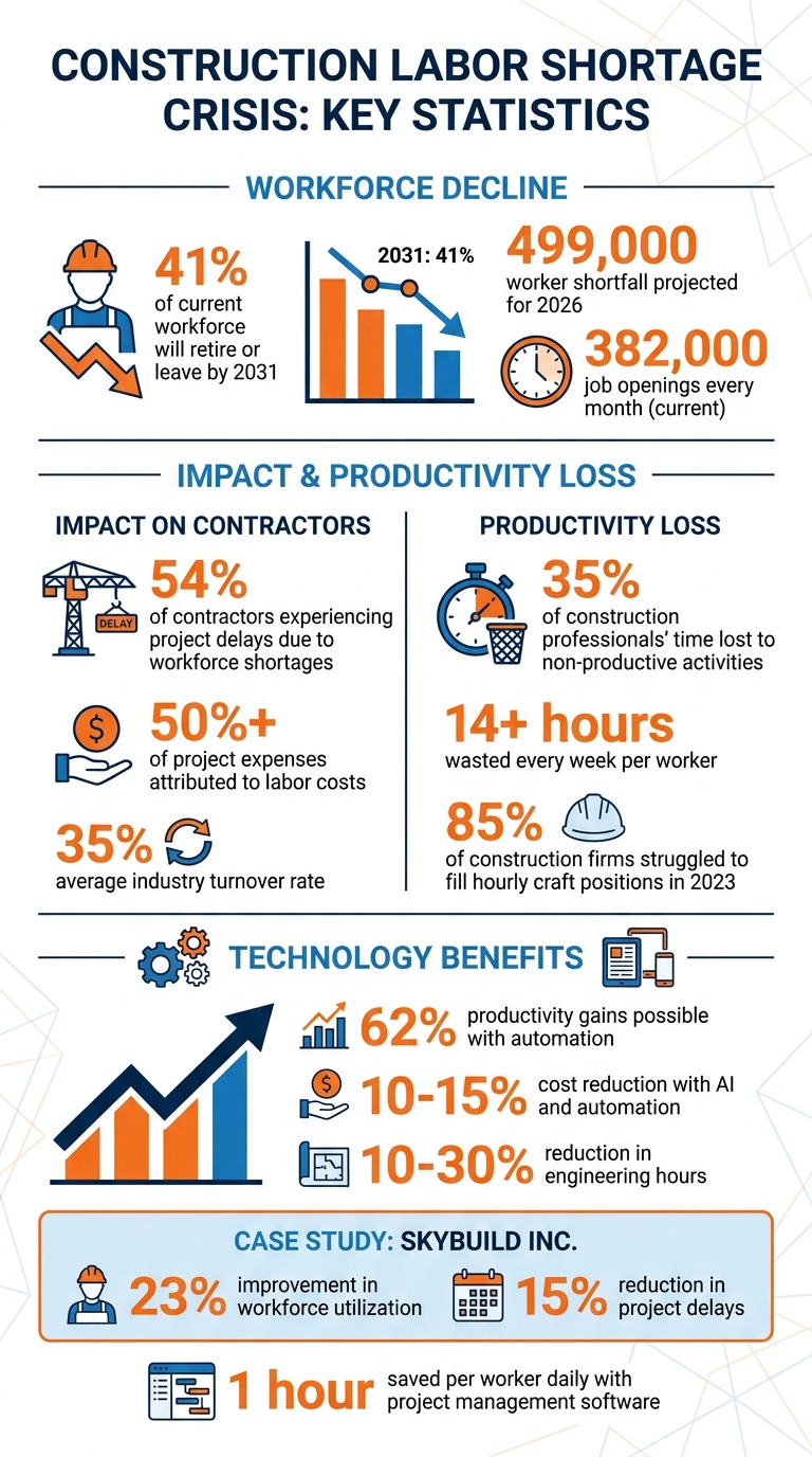 Construction Labor Shortage Statistics and Impact on U.S. Contractors