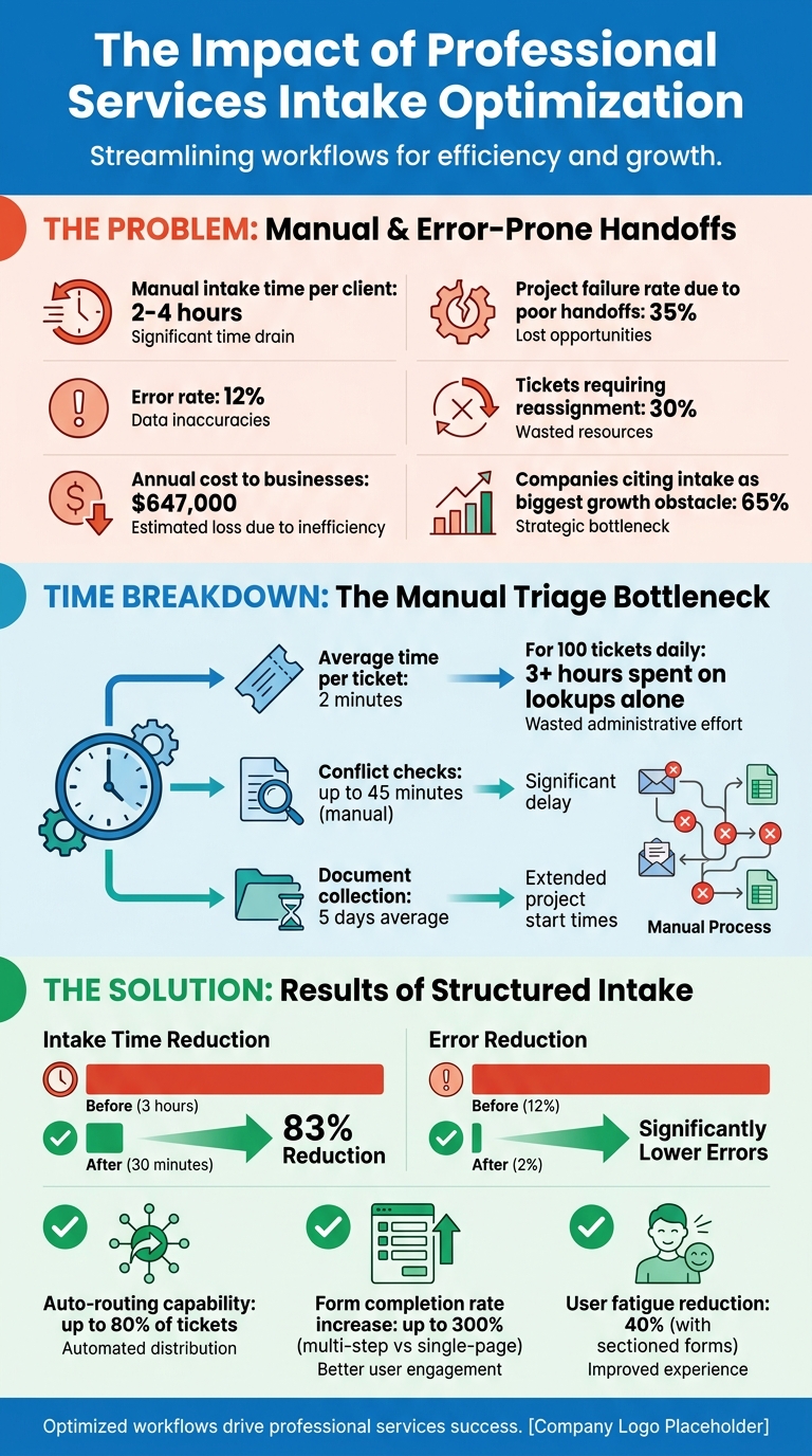 Professional Services Intake Workflow: Key Statistics and Impact Metrics