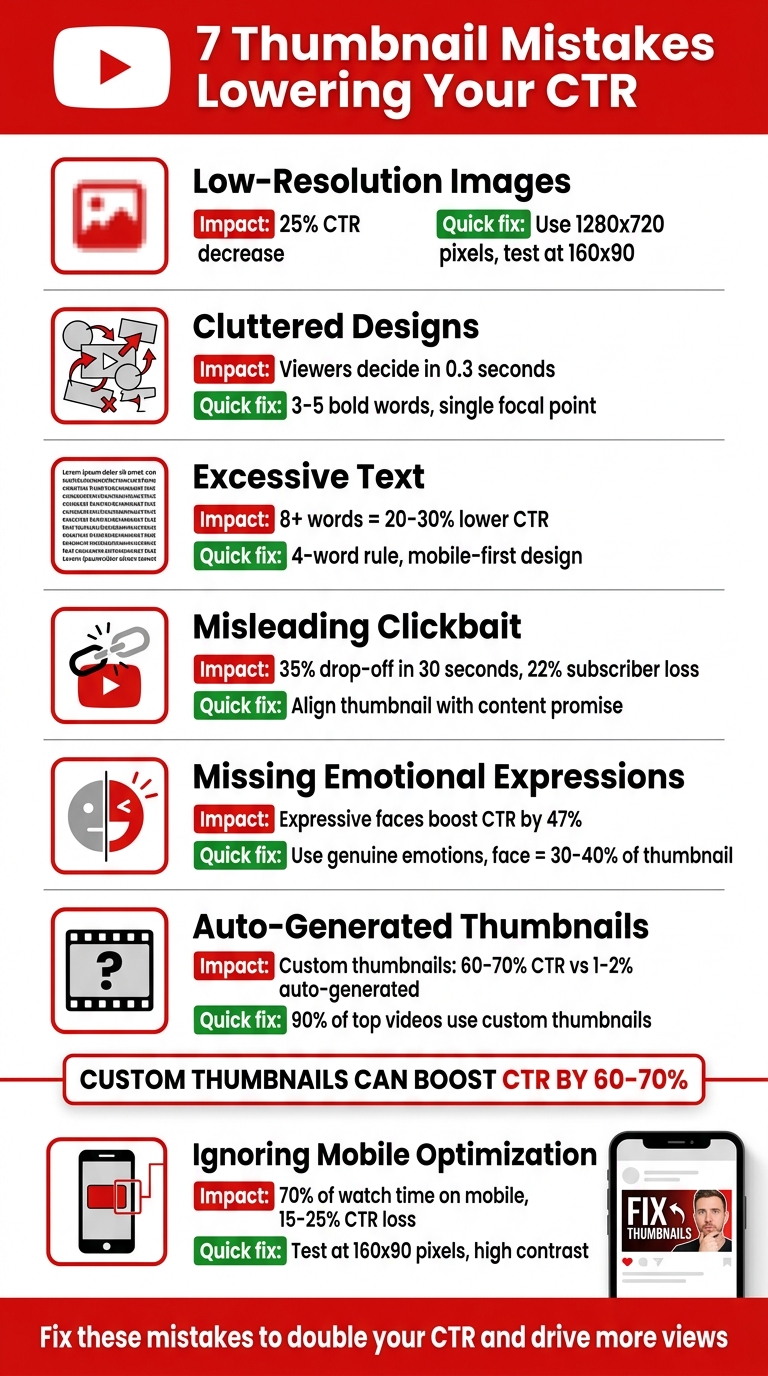 7 YouTube Thumbnail Mistakes That Lower Click-Through Rates