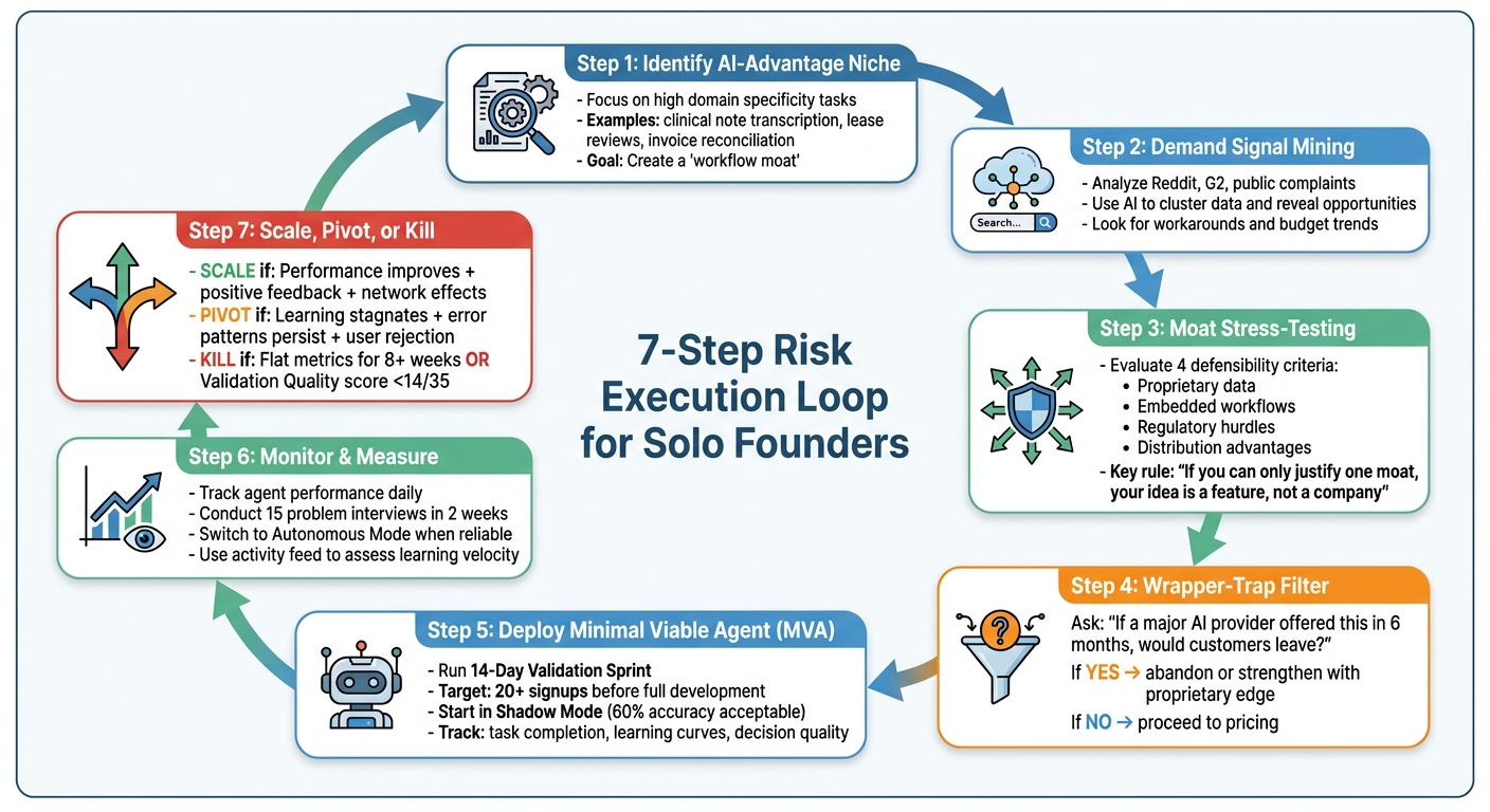 7-Step Risk Execution Loop for Solo Founders