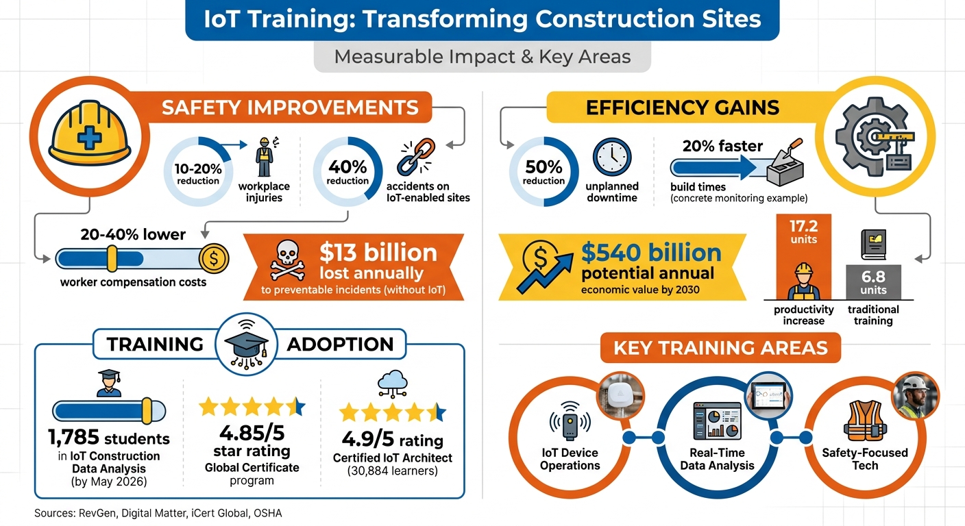 IoT Training Impact on Construction Safety and Efficiency Statistics