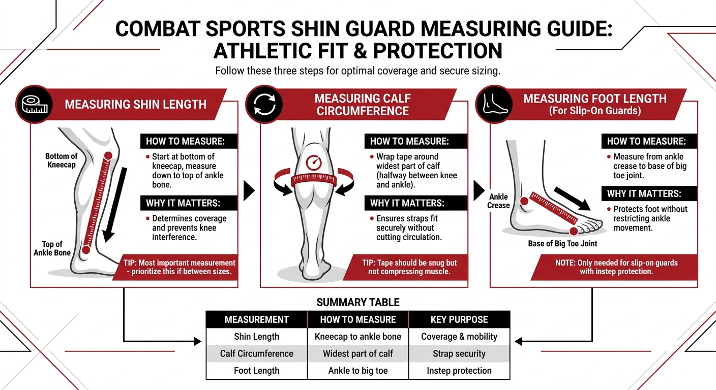 How to Measure and Size Combat Sport Shin Guards: Complete Guide