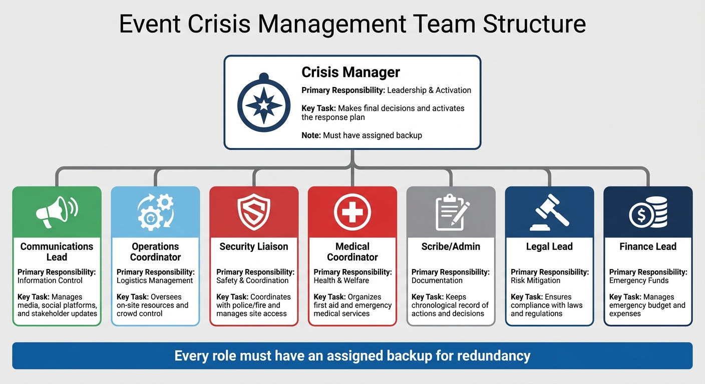 Event Crisis Management Team Roles and Responsibilities