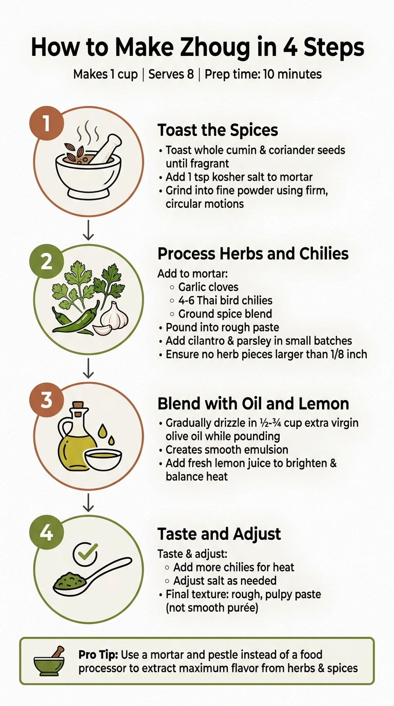 How to Make Zhoug: Step-by-Step Recipe Guide
