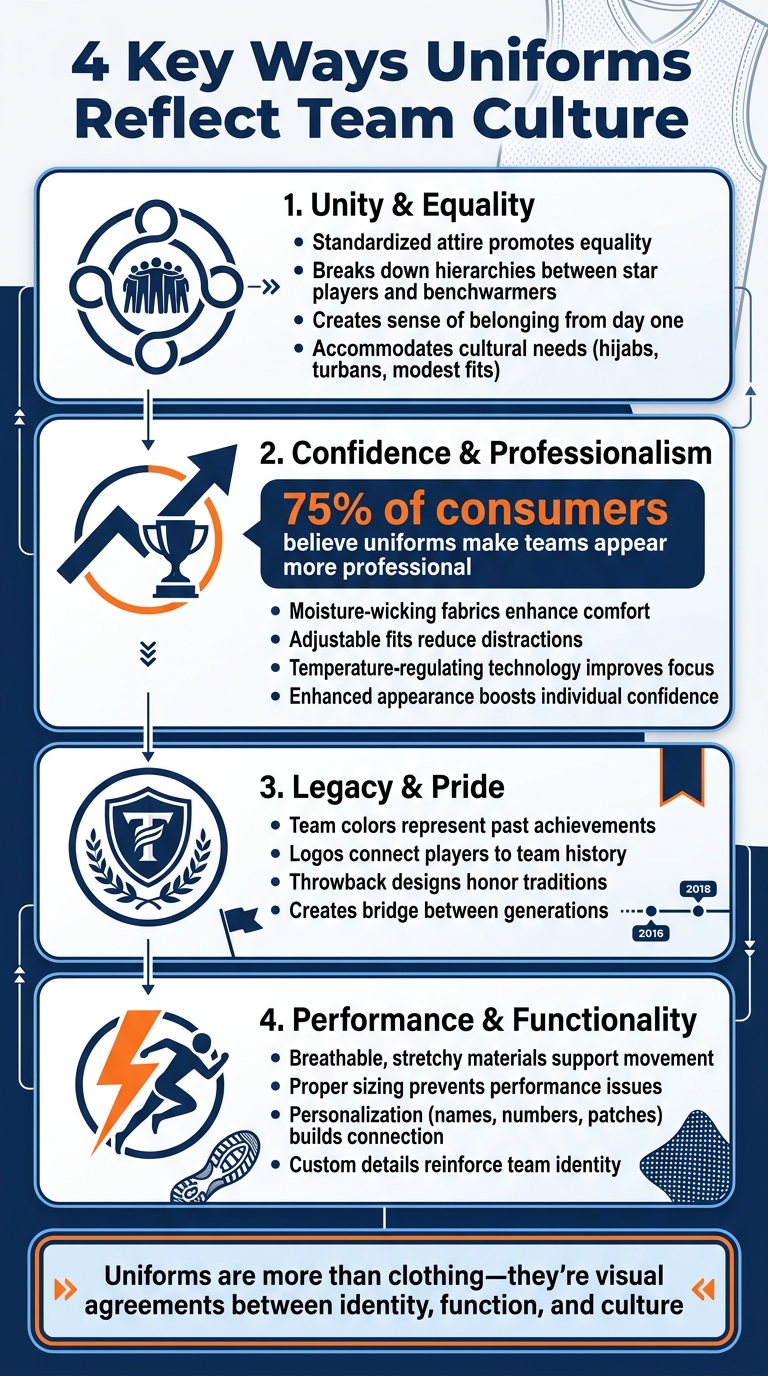 4 Key Ways Uniforms Reflect Team Culture and Identity