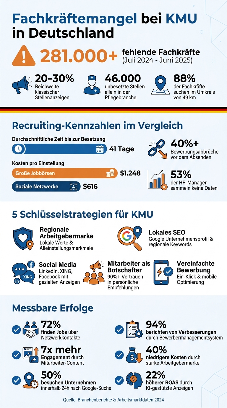 Fachkräftemangel KMU Deutschland: Zahlen, Strategien und Erfolgsfaktoren