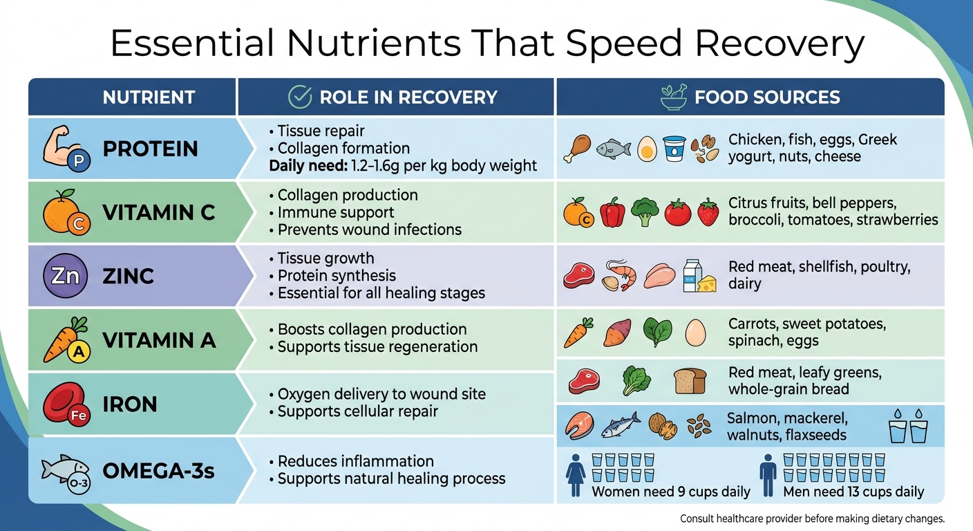 Essential Nutrients for Faster Injury and Illness Recovery