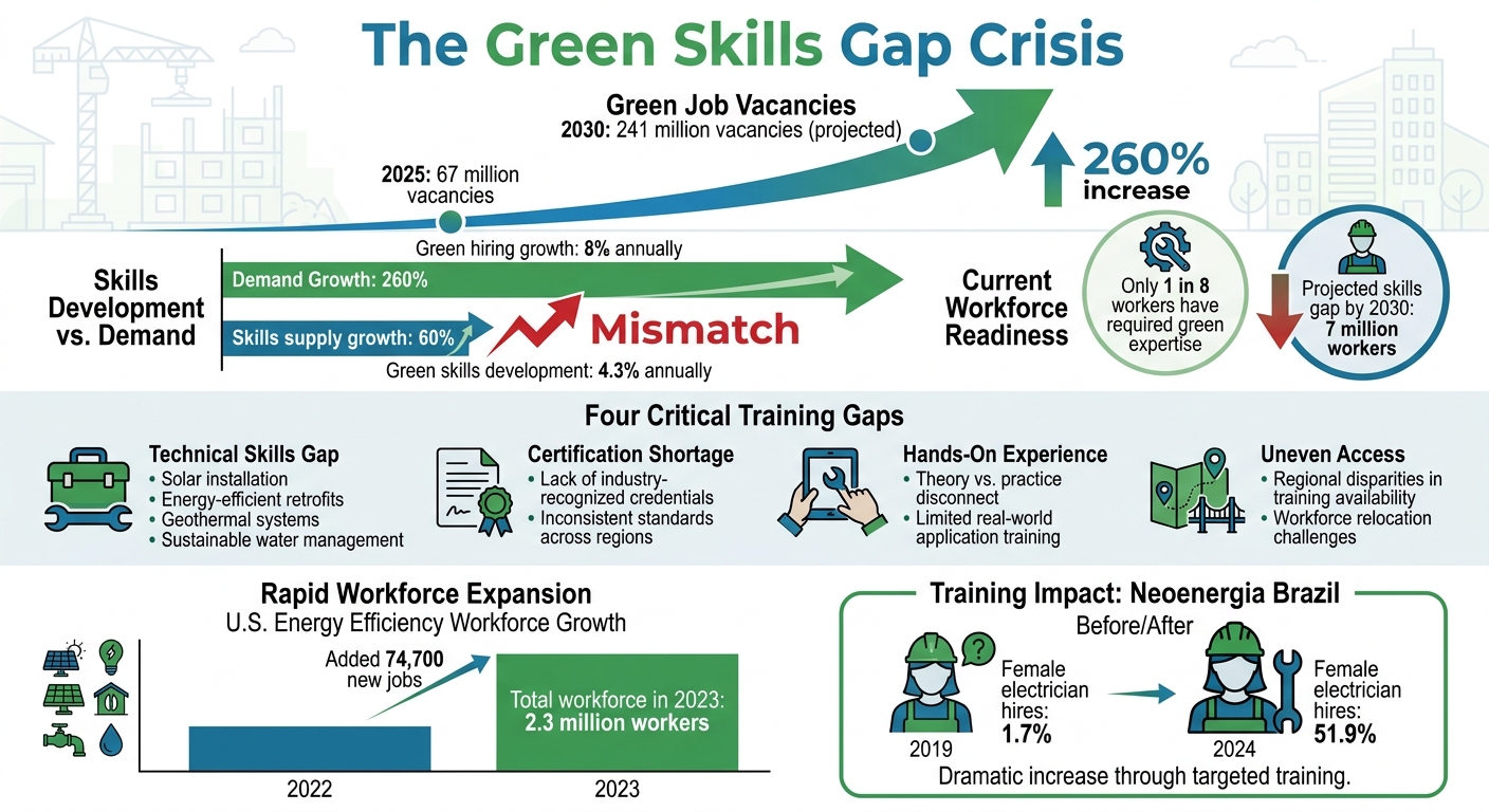 Green Construction Skills Gap: Key Statistics and Training Challenges 2025-2030