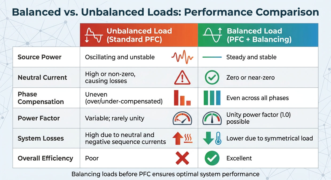 Balanced vs Unbalanced Electrical Loads: Impact on Power Factor Correction