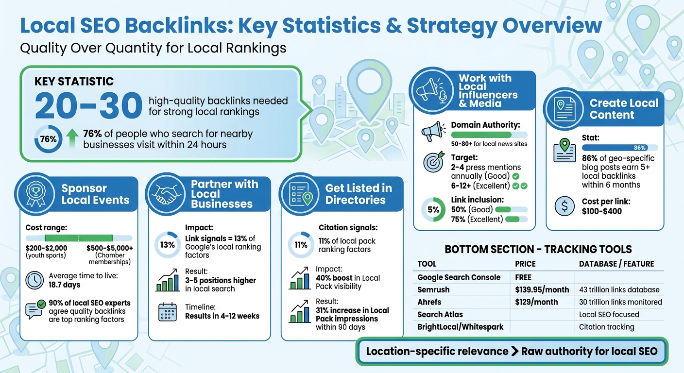 Local SEO Backlink Strategy: Generating local links through community sponsorships, directory citations, and hyper-local content.