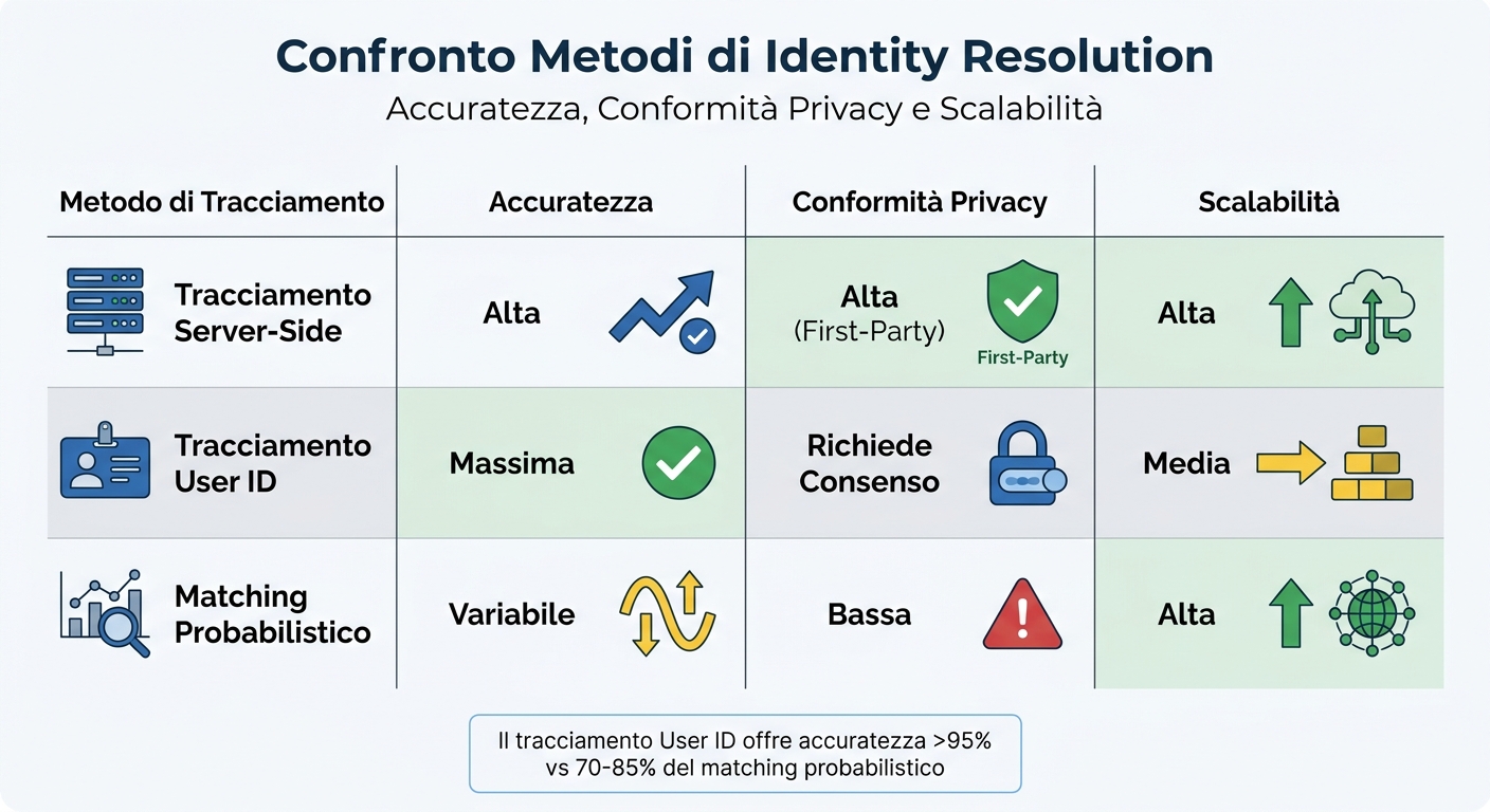Problemi comuni nel tracciamento cross-device e soluzioni 1 Confronto metodi di tracciamento cross-device: accuratezza, privacy e scalabilità