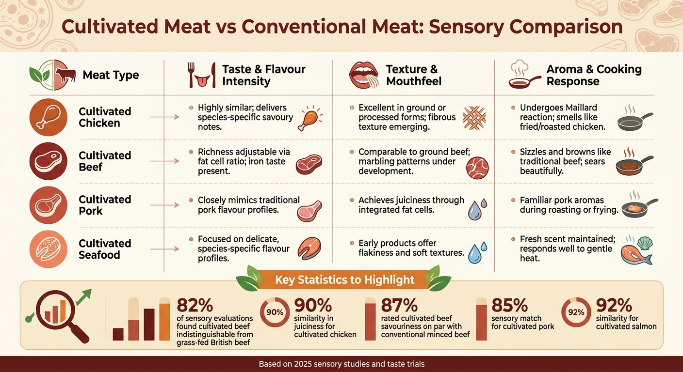 Cultivated Meat vs Conventional Meat: Taste and Texture Comparison