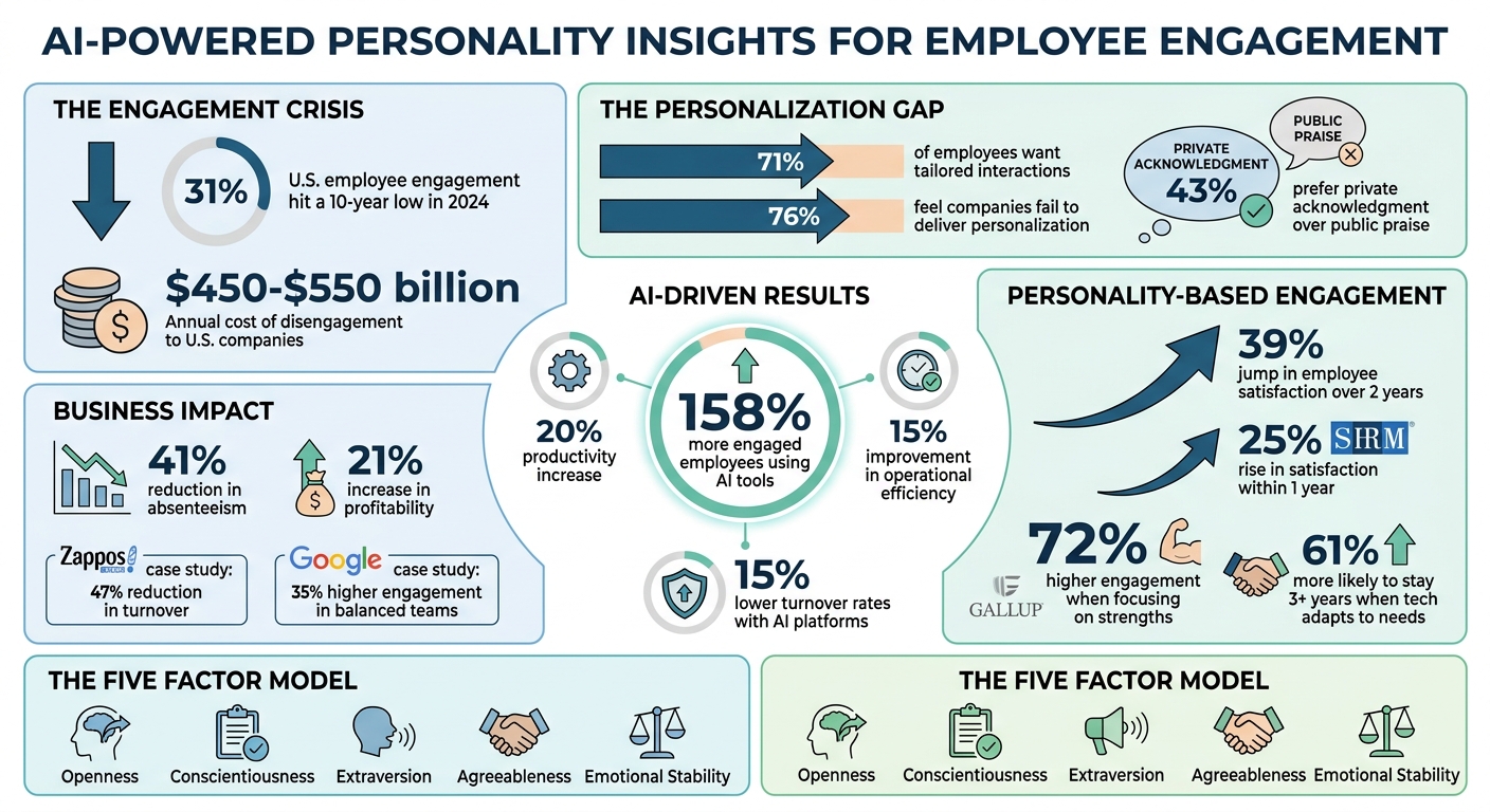 AI-Powered Personality Insights Impact on Employee Engagement Statistics