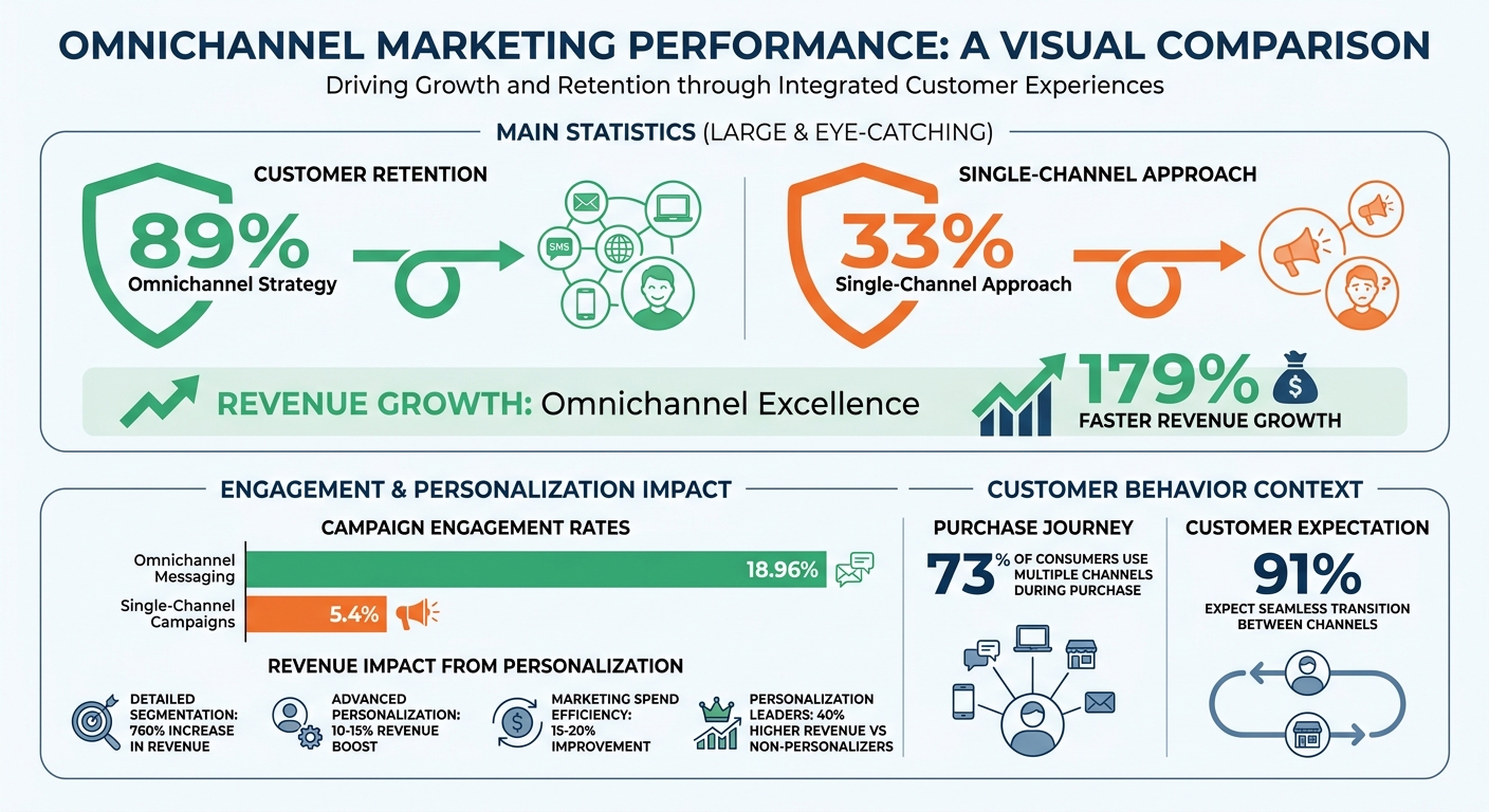 Omnichannel vs Single-Channel Marketing Performance Statistics