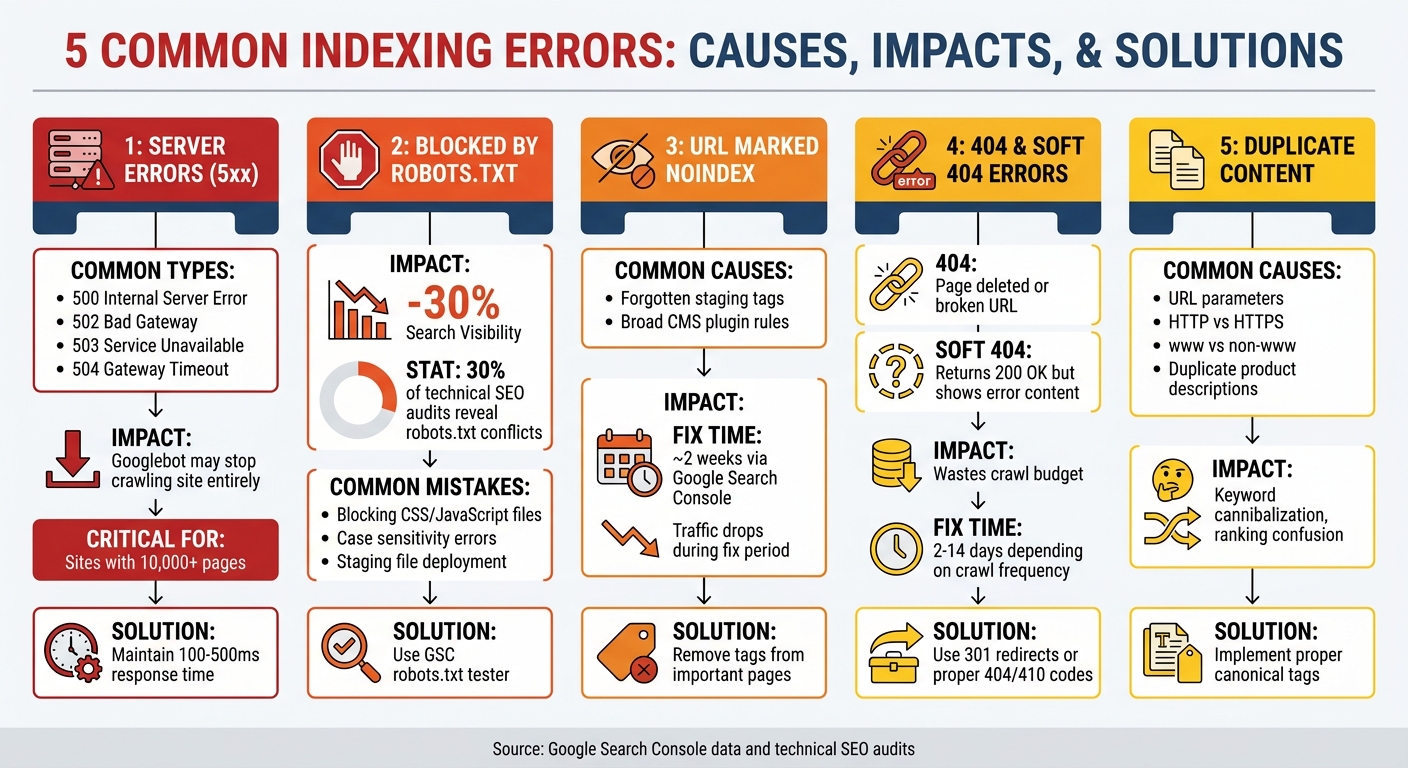 5 Common Indexing Errors: Causes, Impact, and Solutions