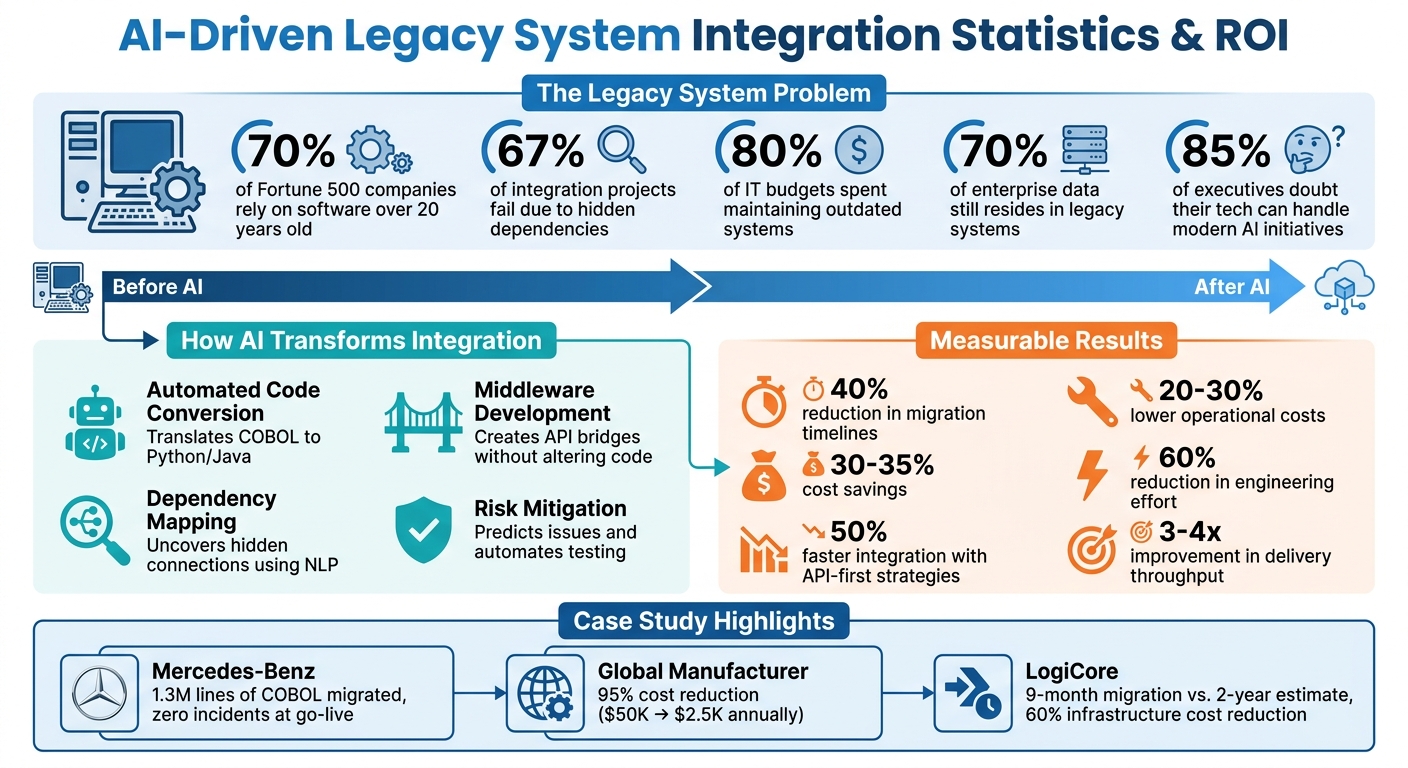 AI-Driven Legacy System Integration: Key Statistics and ROI Benefits