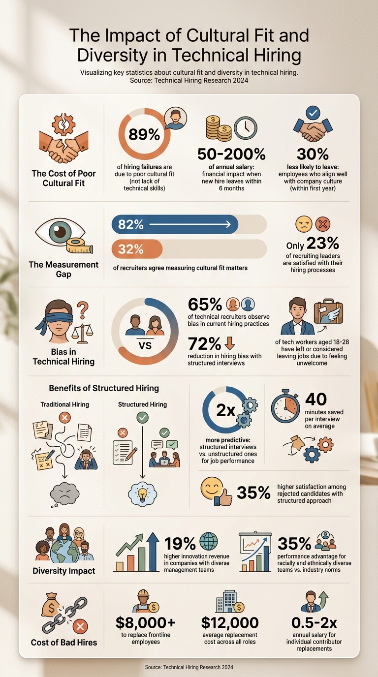 Cultural Fit Hiring Statistics: Impact on Team Performance and Retention