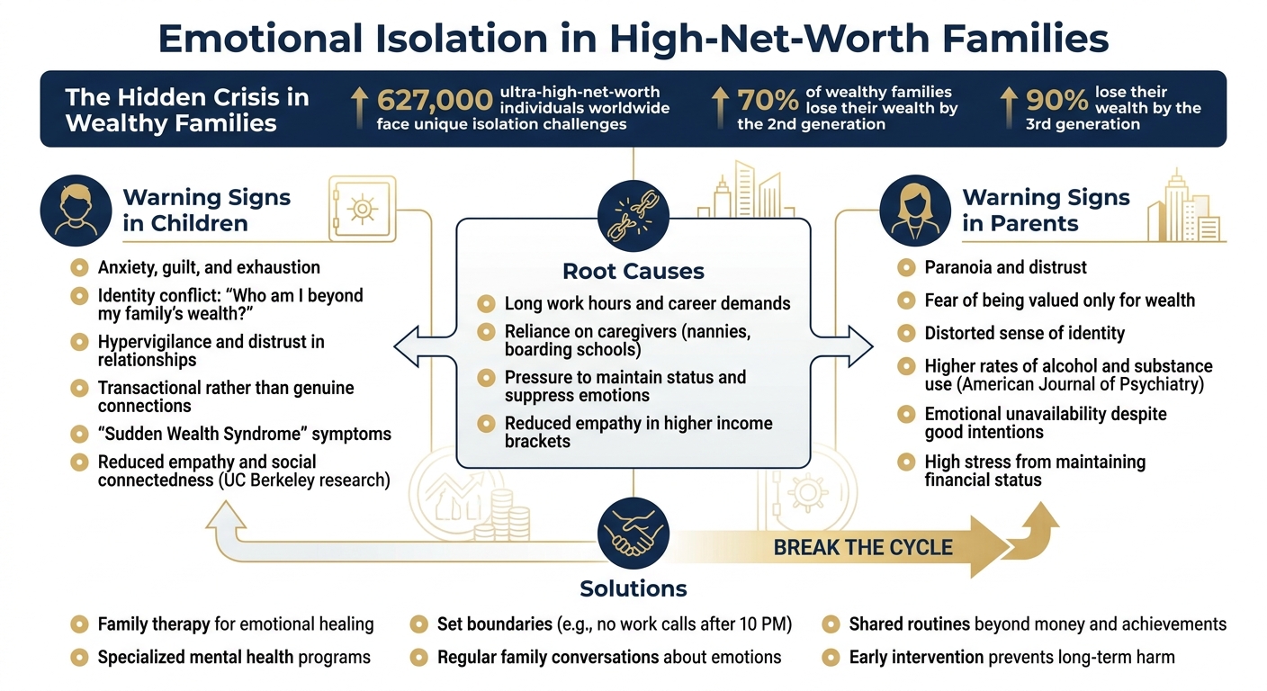 Emotional Isolation in Wealthy Families: Key Statistics and Warning Signs