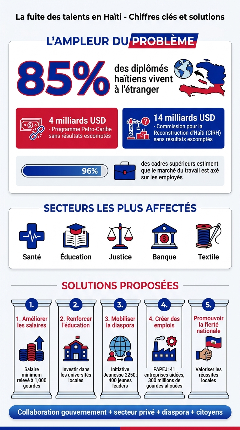 Impact de la fuite des cerveaux en Haïti : statistiques clés et solutions