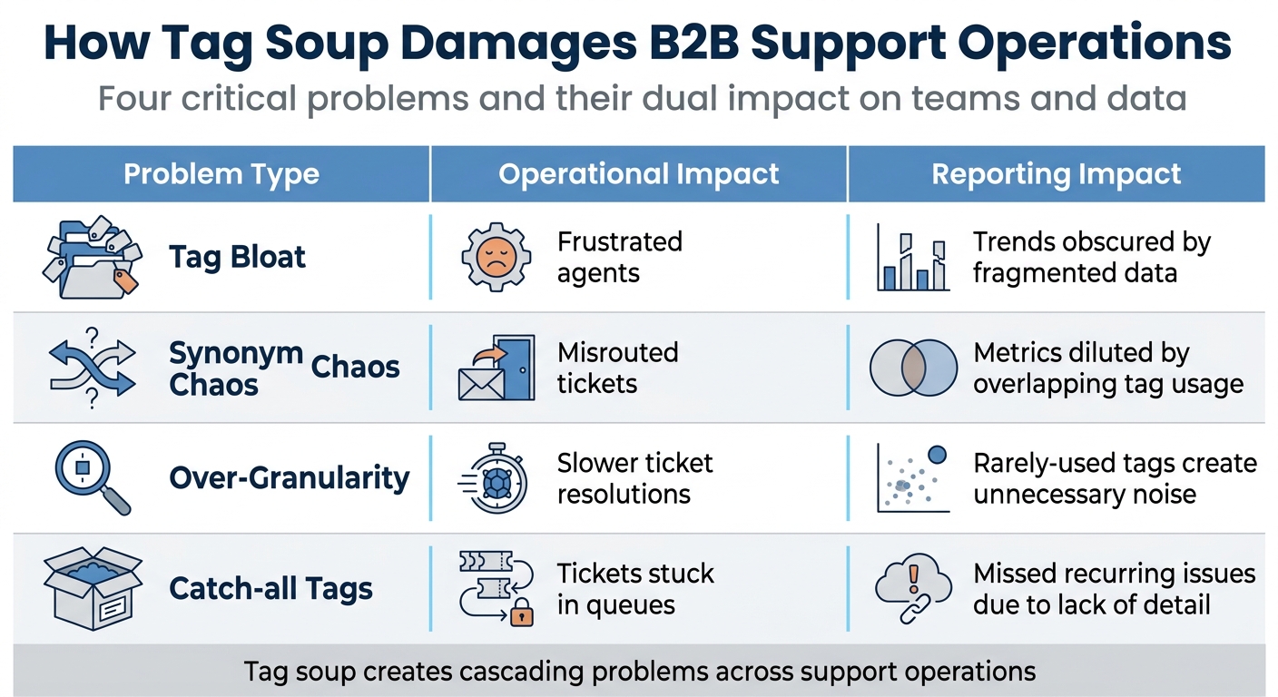 Tag Soup Problems: Operational and Reporting Impact on B2B Support