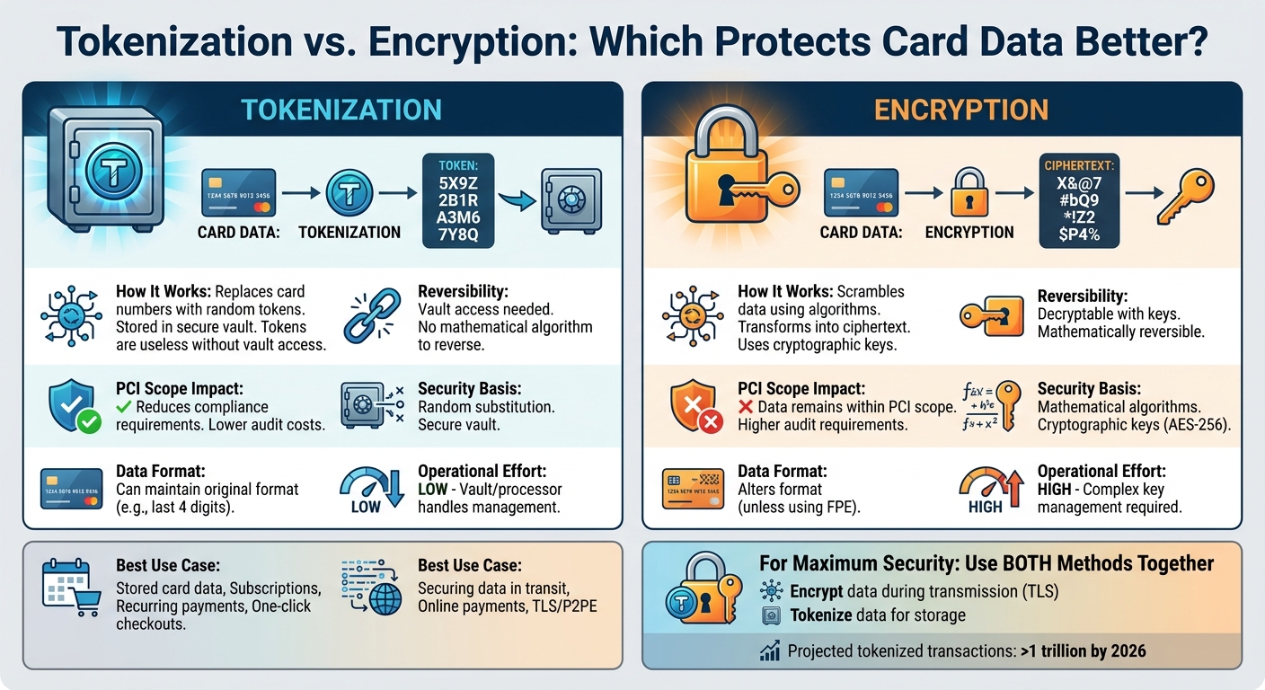 Tokenization vs Encryption: Key Differences for Card Data Protection