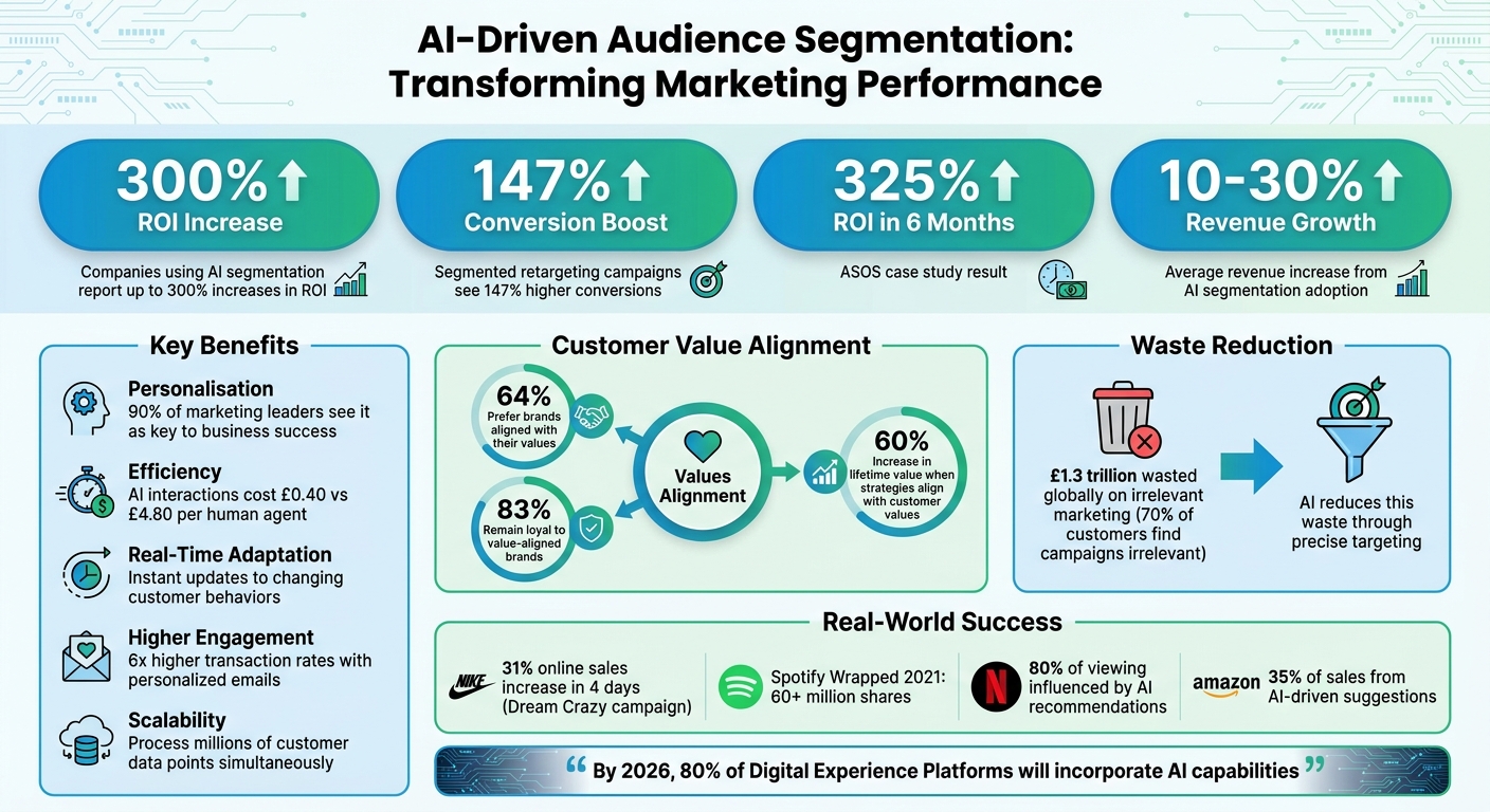 AI-Driven Audience Segmentation Benefits: Key Statistics and ROI Impact