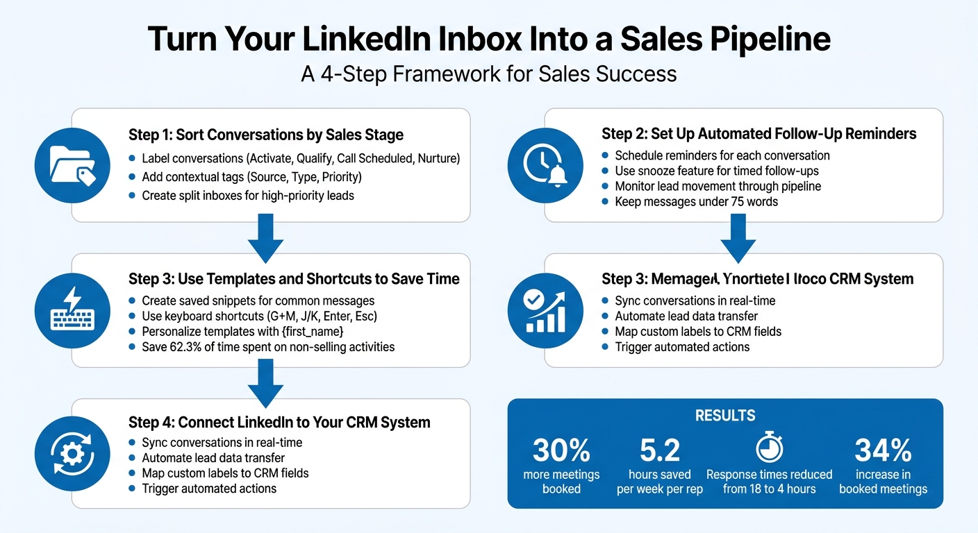 4-Step Process to Transform LinkedIn Inbox into Sales Pipeline